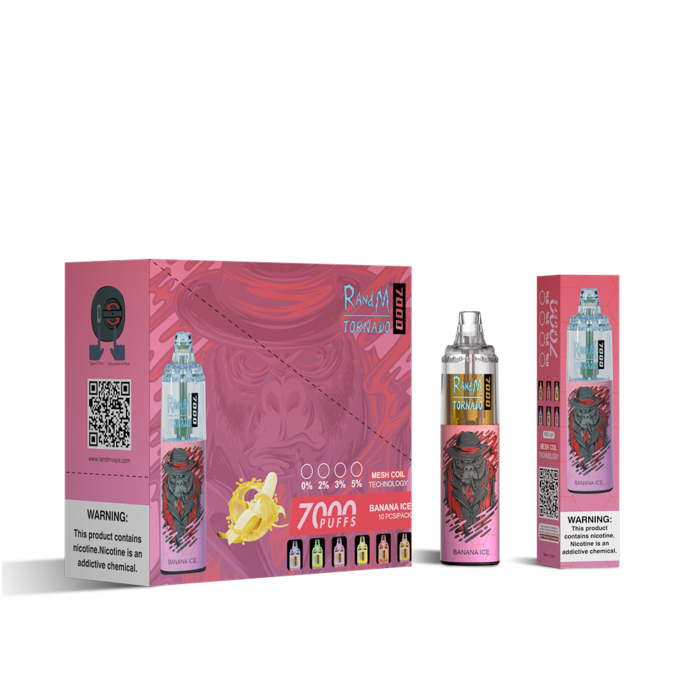RAndM Tornado 7000 Wegwerpvape | Slechts 8,20€
