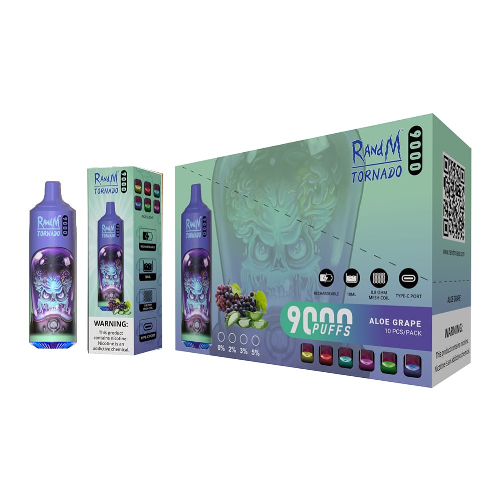 RAndM Tornado 9000 Wegwerp Vape