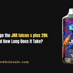 Hoe de JNR falcon x plus 28k correct op te laden en hoe lang duurt het? 