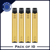 Gold Bar 600 Disposable Vape Puff Pod (Box of 10)